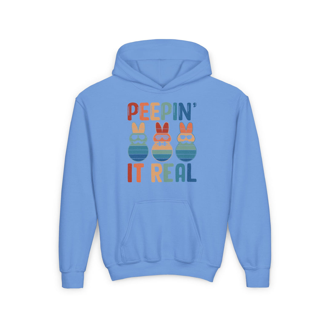 Peepin It Real - Youth Heavy Blend Hooded Sweatshirt