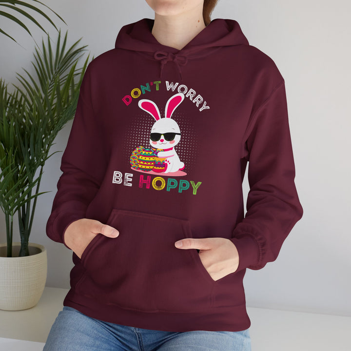 Don't Worry Be Hoppy - Unisex Heavy Blend™ Hooded Sweatshirt