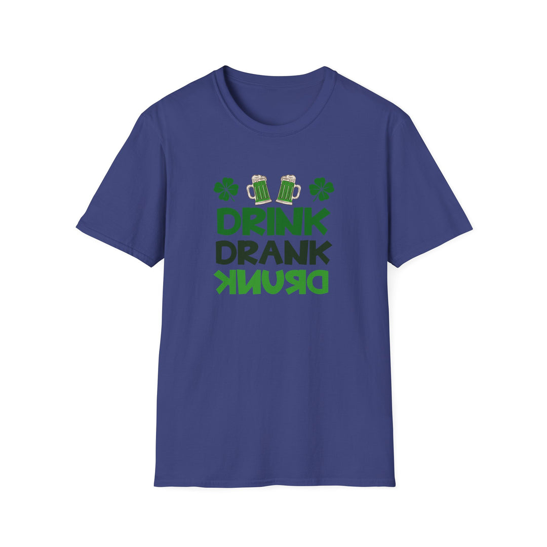 Drink Drank Drunk - Unisex Softstyle T-Shirt