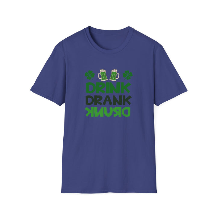 Drink Drank Drunk - Unisex Softstyle T-Shirt