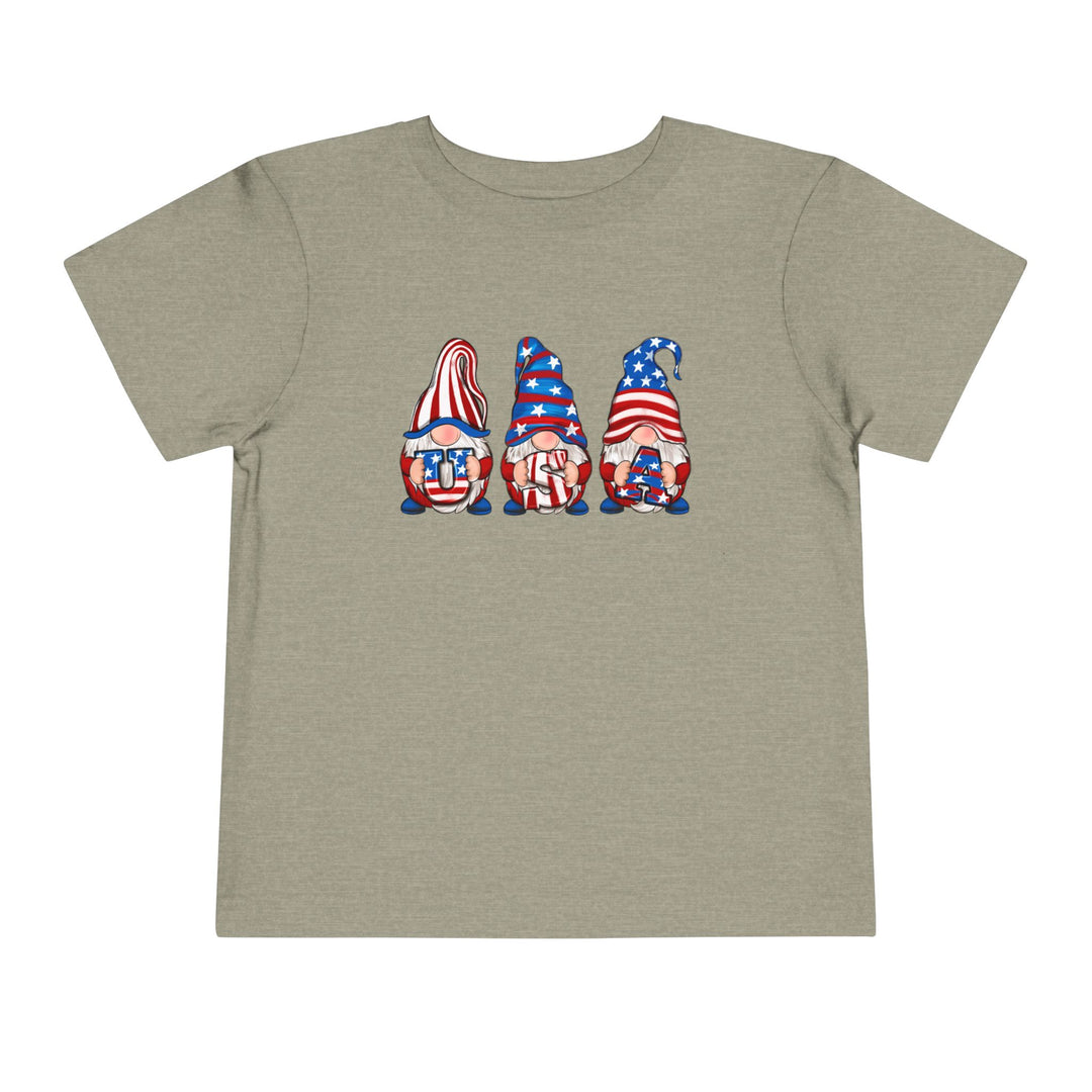 4th Of July Gnomes - Toddler Short Sleeve Tee