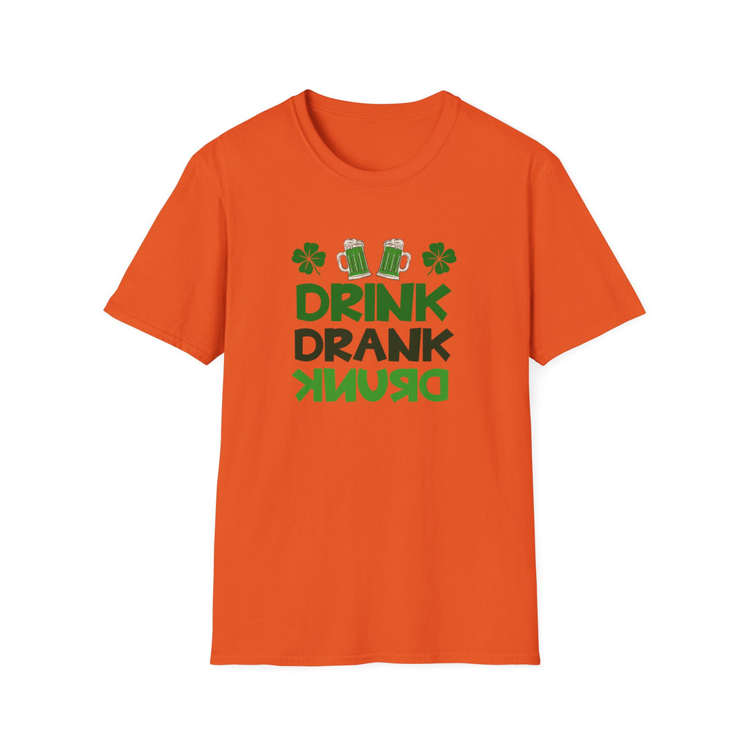 Drink Drank Drunk - Unisex Softstyle T-Shirt
