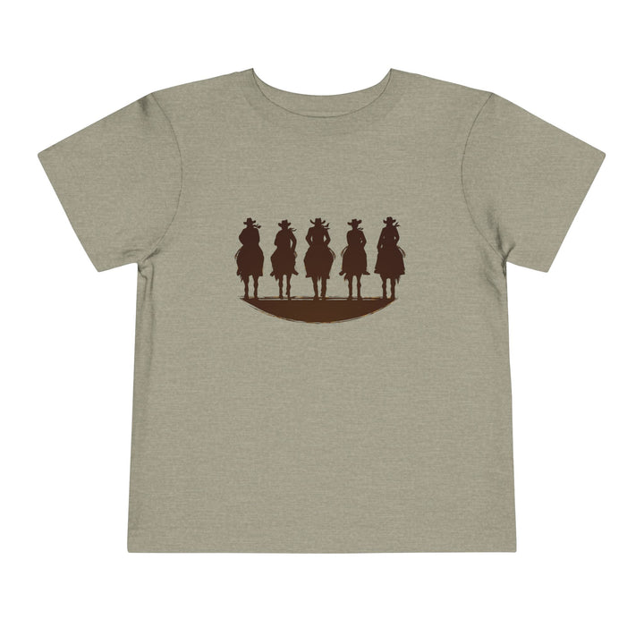 Cowboy Silhouette - Toddler Short Sleeve Tee