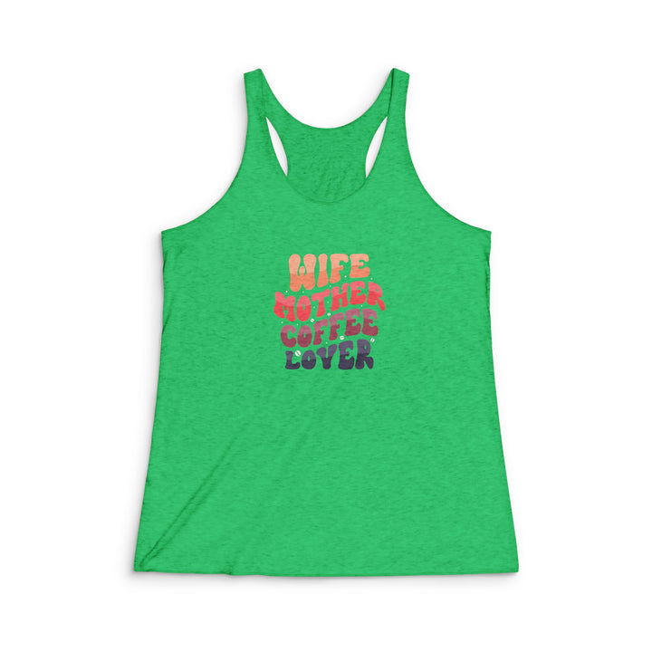 Wife-Mother - Women's Tri-Blend Racerback Tank