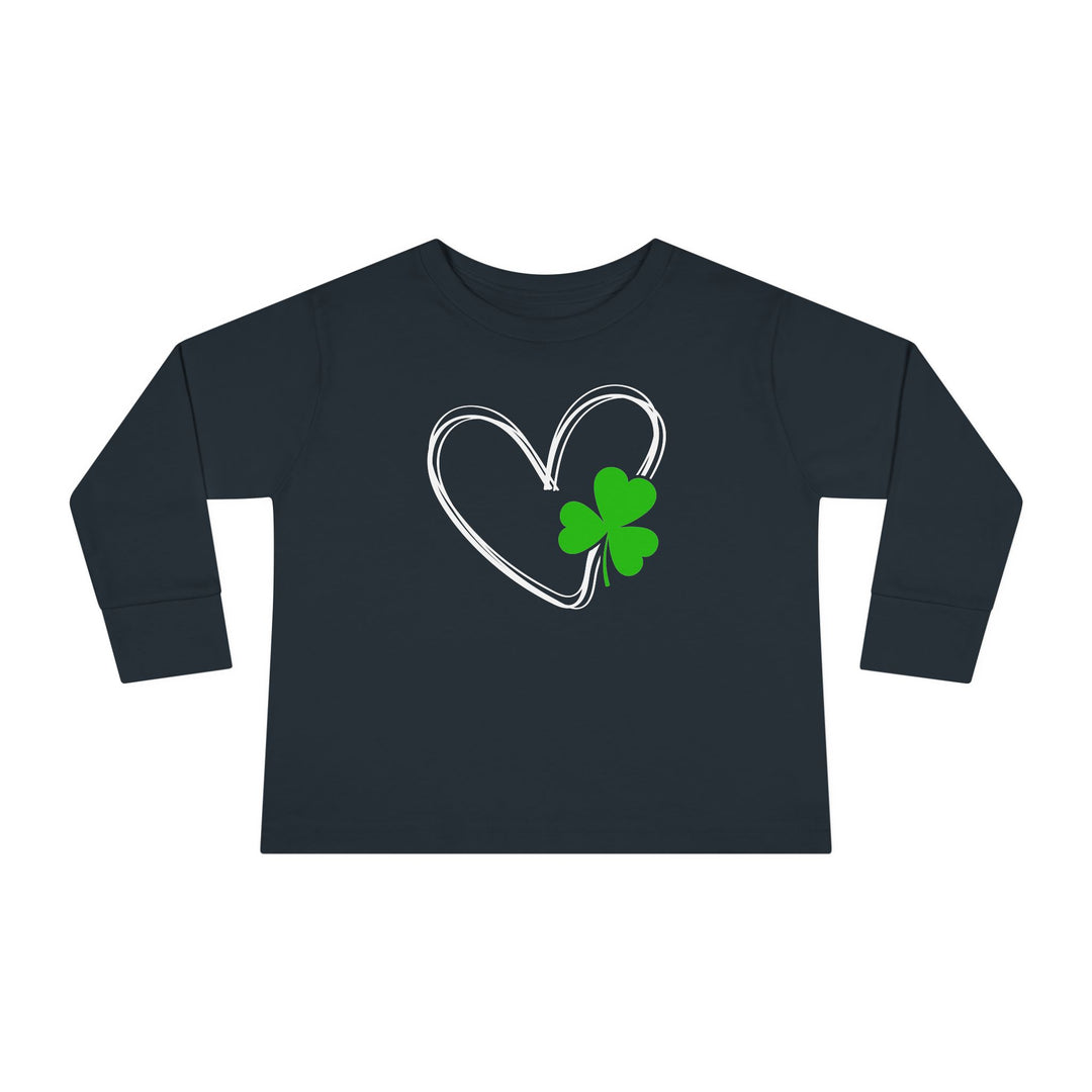 Heart & Clover - Toddler Long Sleeve Tee