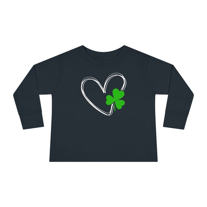 Heart & Clover - Toddler Long Sleeve Tee
