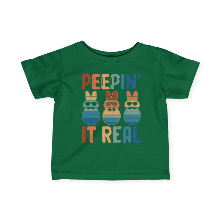 Peepin It Real - Infant Fine Jersey Tee