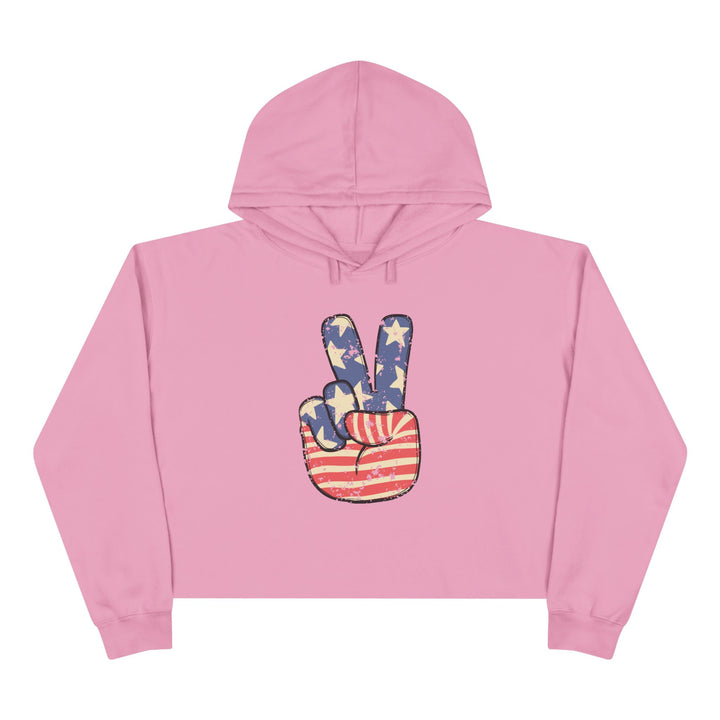 Peace - Crop Hoodie
