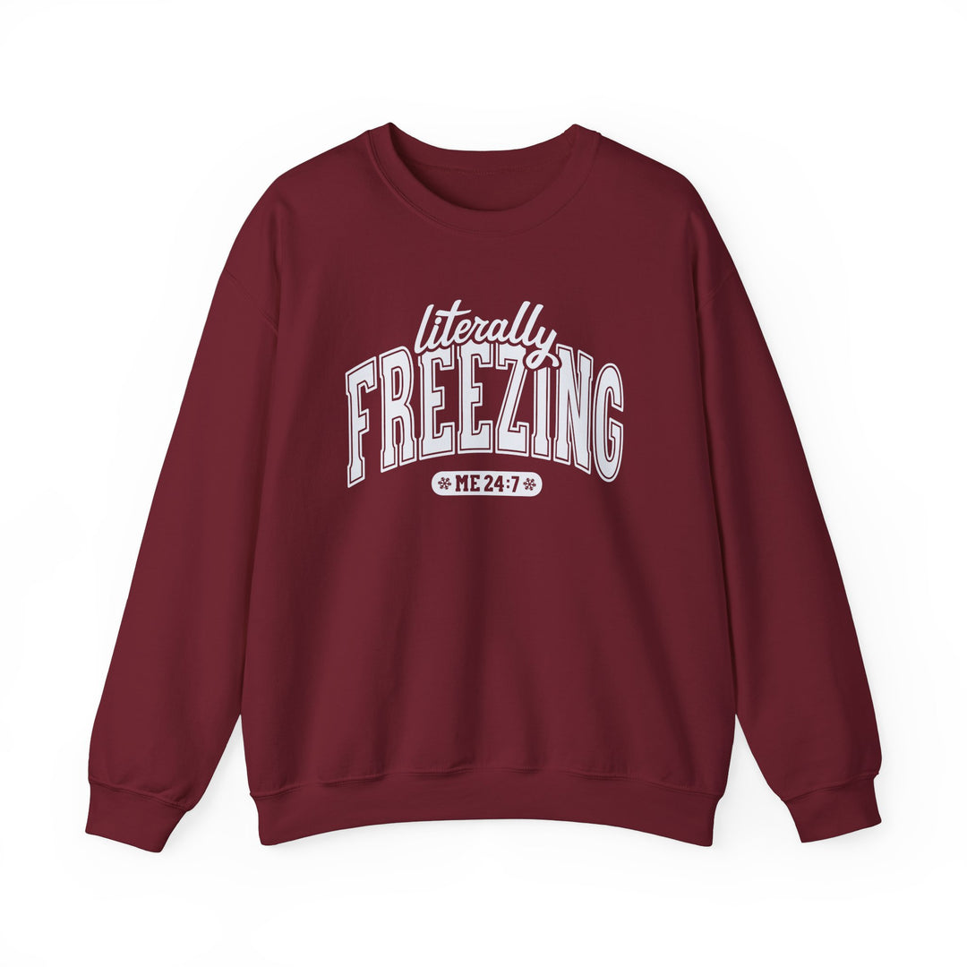 Literally Freezing - Unisex Heavy Blend™ Crewneck Sweatshirt