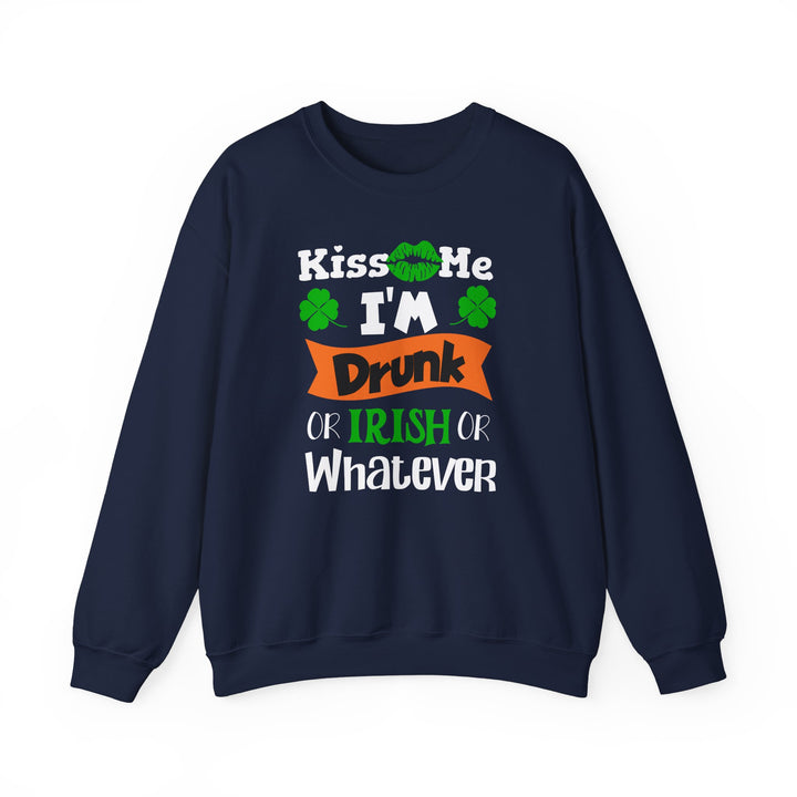Kiss Me I'm Drunk - Unisex Heavy Blend™ Crewneck Sweatshirt