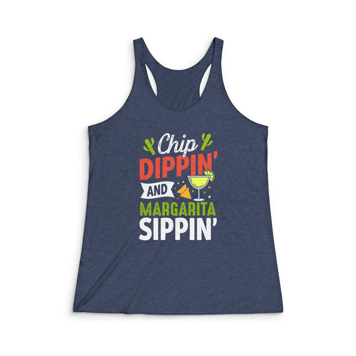 Chip Dippin - Women's Tri-Blend Racerback Tank