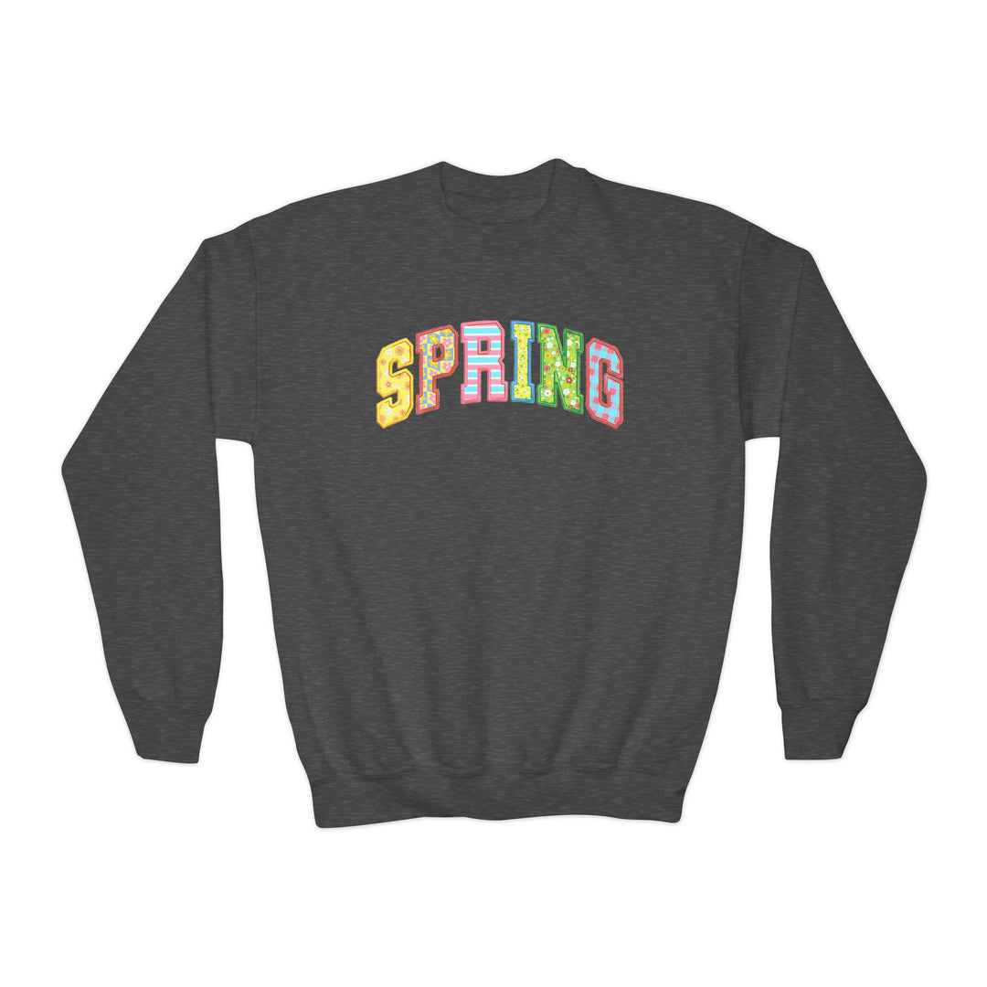 Spring Quilt - Youth Crewneck Sweatshirt