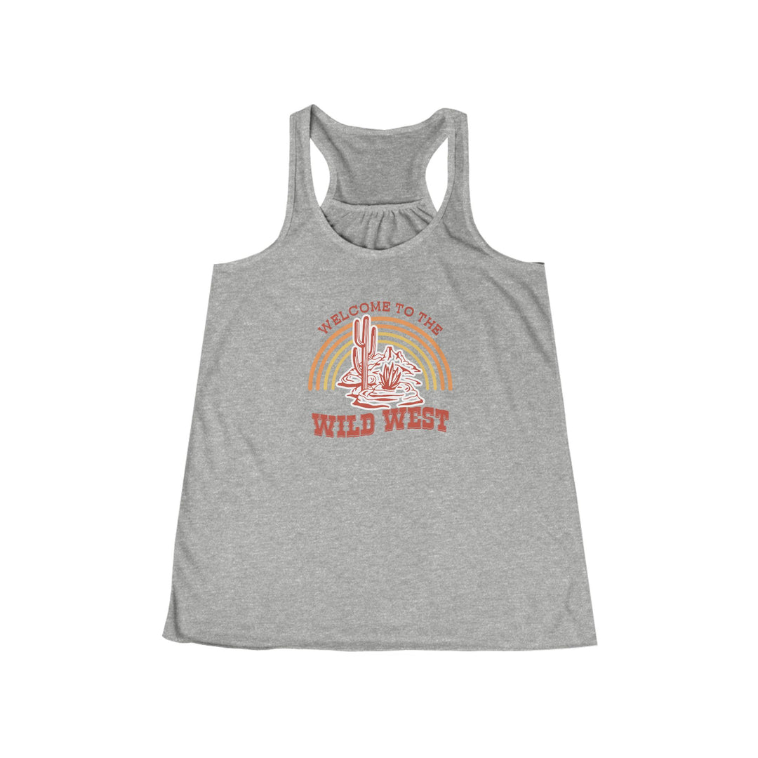 Wild West - Women's Flowy Racerback Tank