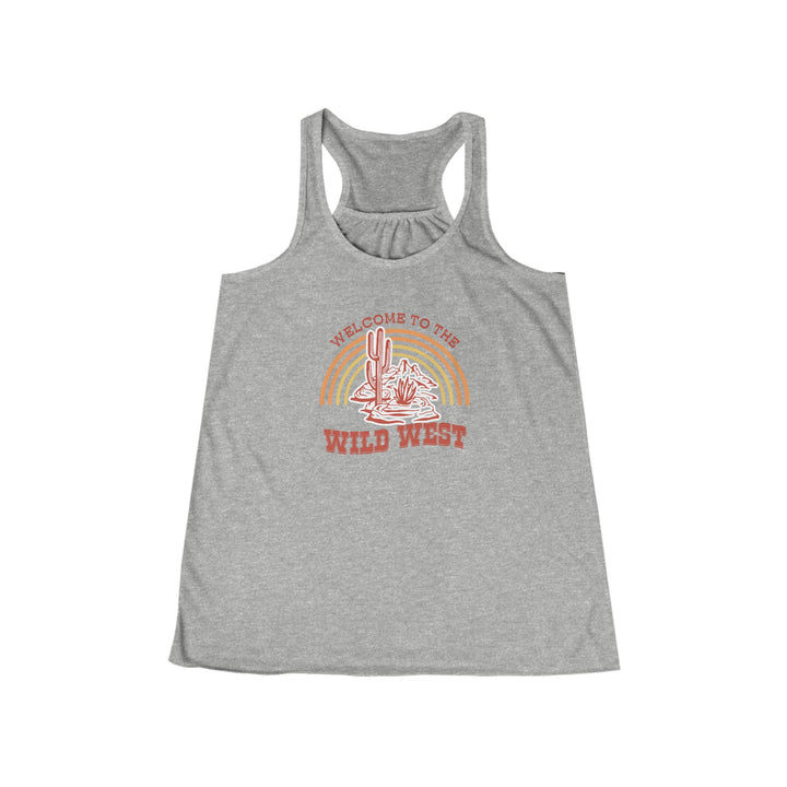 Wild West - Women's Flowy Racerback Tank