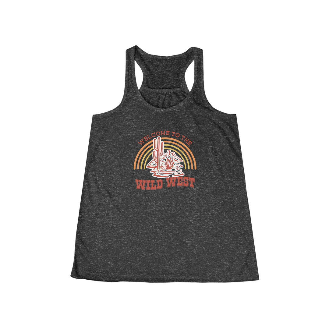 Wild West - Women's Flowy Racerback Tank