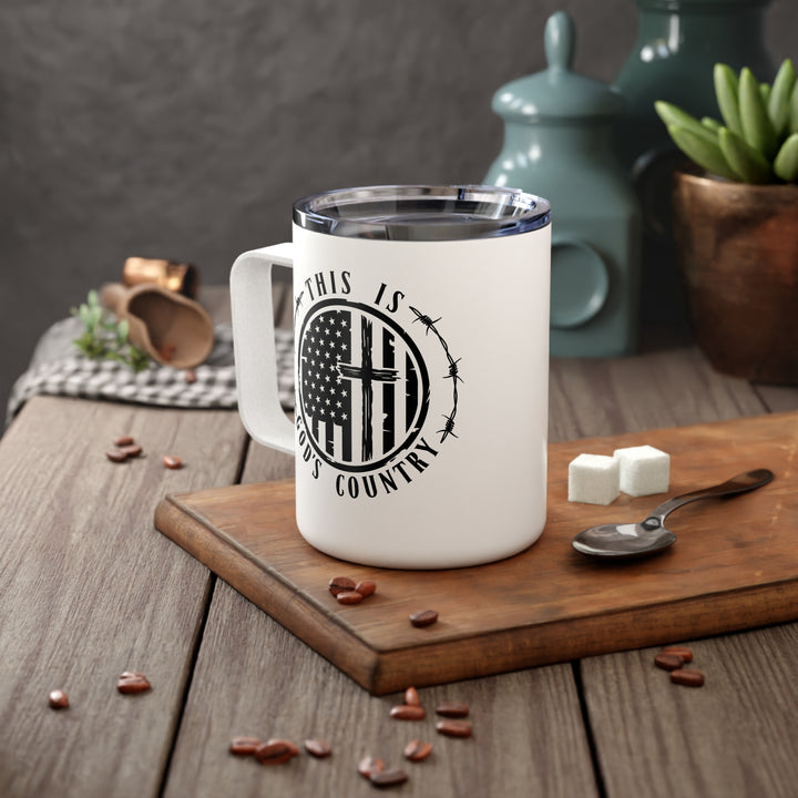 Gods Country - Insulated Coffee Mug, 10oz