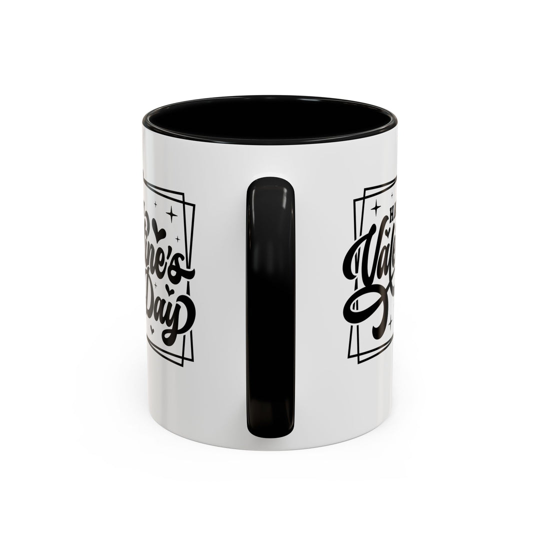 Happy Valentine's Day W/Hearts - Accent Coffee Mug (11, 15oz)