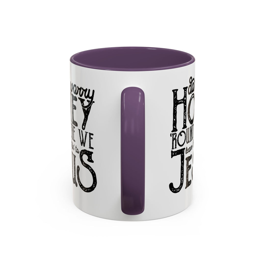 Judgin To Jesus - Accent Coffee Mug (11, 15oz)