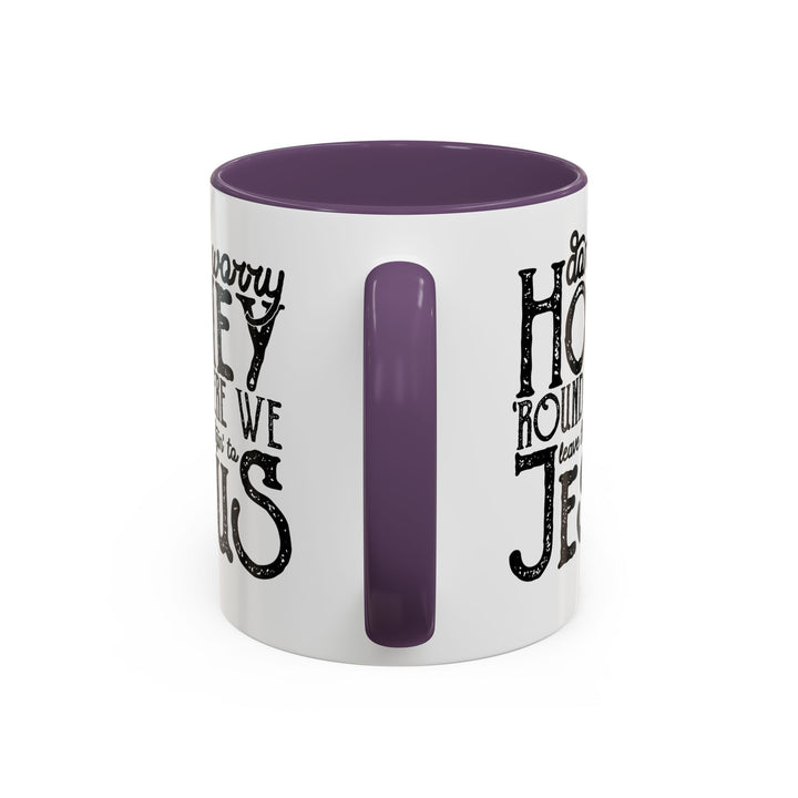 Judgin To Jesus - Accent Coffee Mug (11, 15oz)