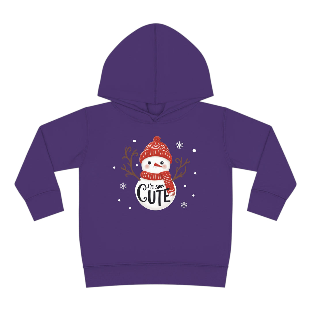 Snow Cute - Toddler Pullover Fleece Hoodie