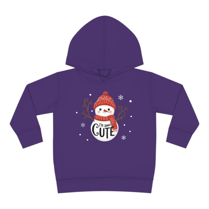 Snow Cute - Toddler Pullover Fleece Hoodie