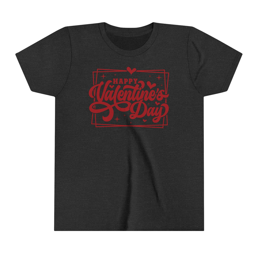 Happy Valentine's Day W/Hearts - Youth Short Sleeve Tee