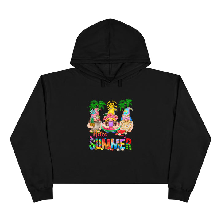Summer Gnomes - Crop Hoodie