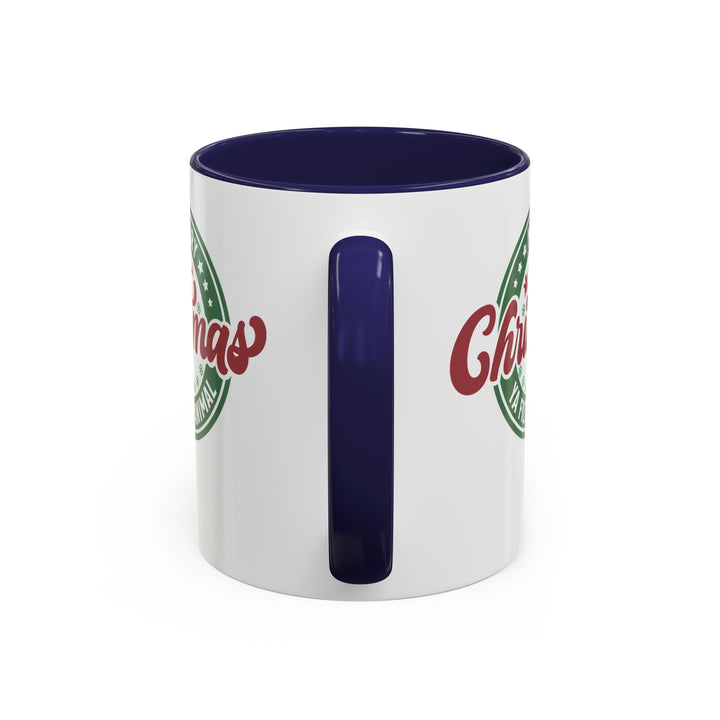 Merry Christmas Ya Filthy Animal - Accent Coffee Mug (11, 15oz)