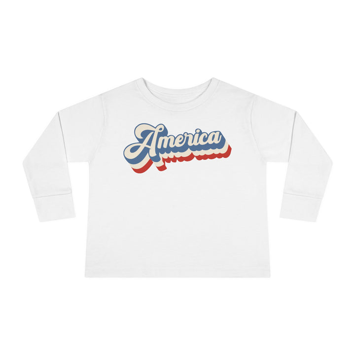 Retro America - Toddler Long Sleeve Tee