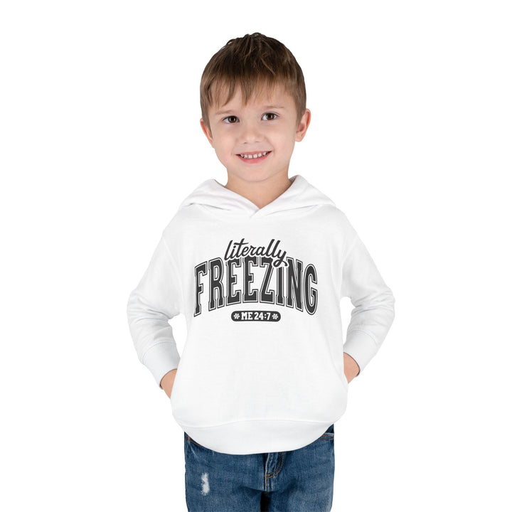 Literally Freezing - Toddler Pullover Fleece Hoodie