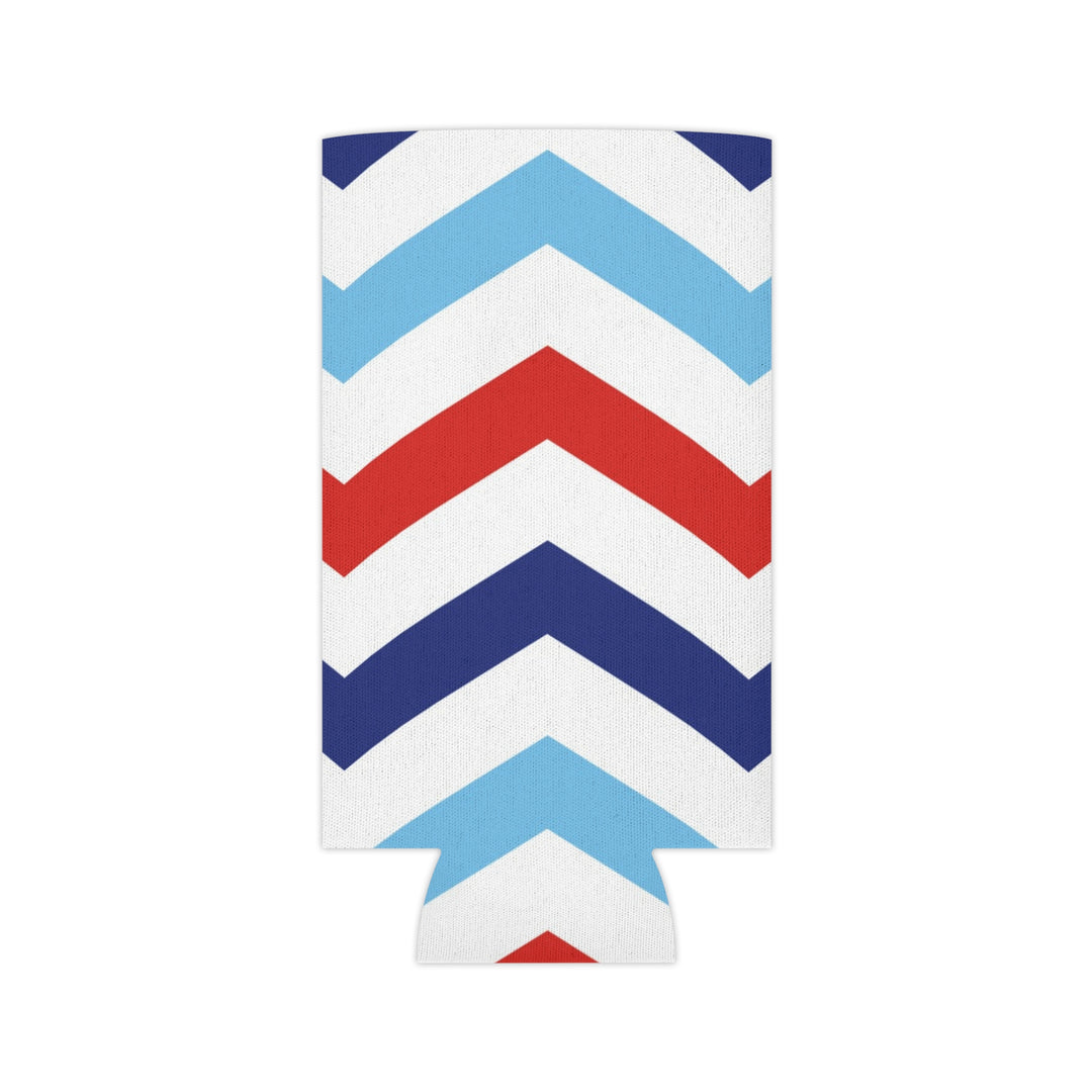 Patriotic Chevron - Can Cooler