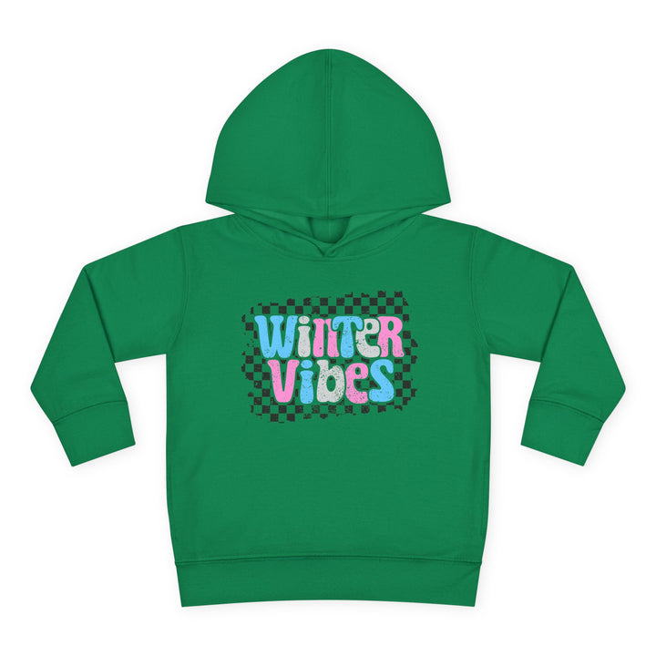 Winter Vibes - Toddler Pullover Fleece Hoodie