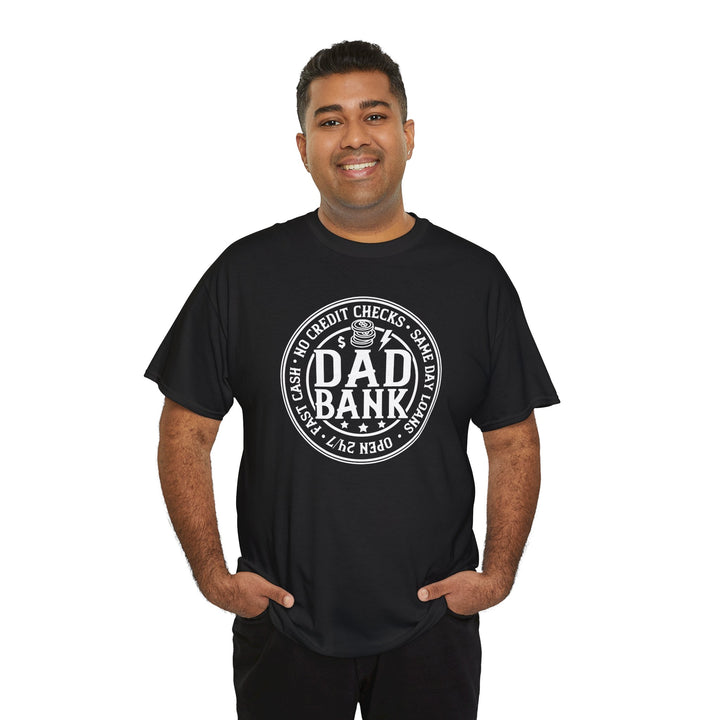 Bank Of Dad - Unisex Heavy Cotton Tee