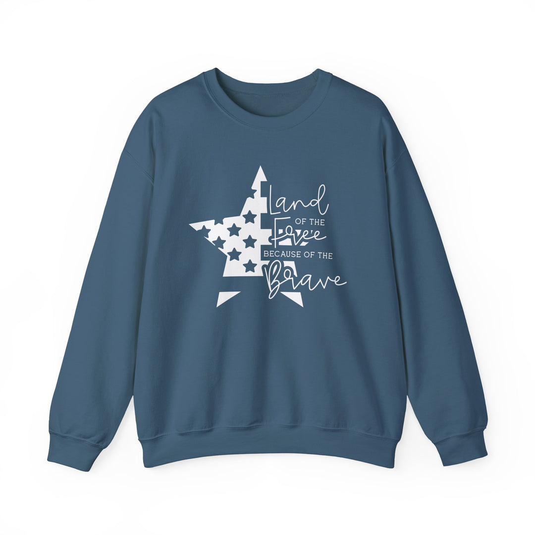 Land Of The Free - Unisex Heavy Blend™ Crewneck Sweatshirt