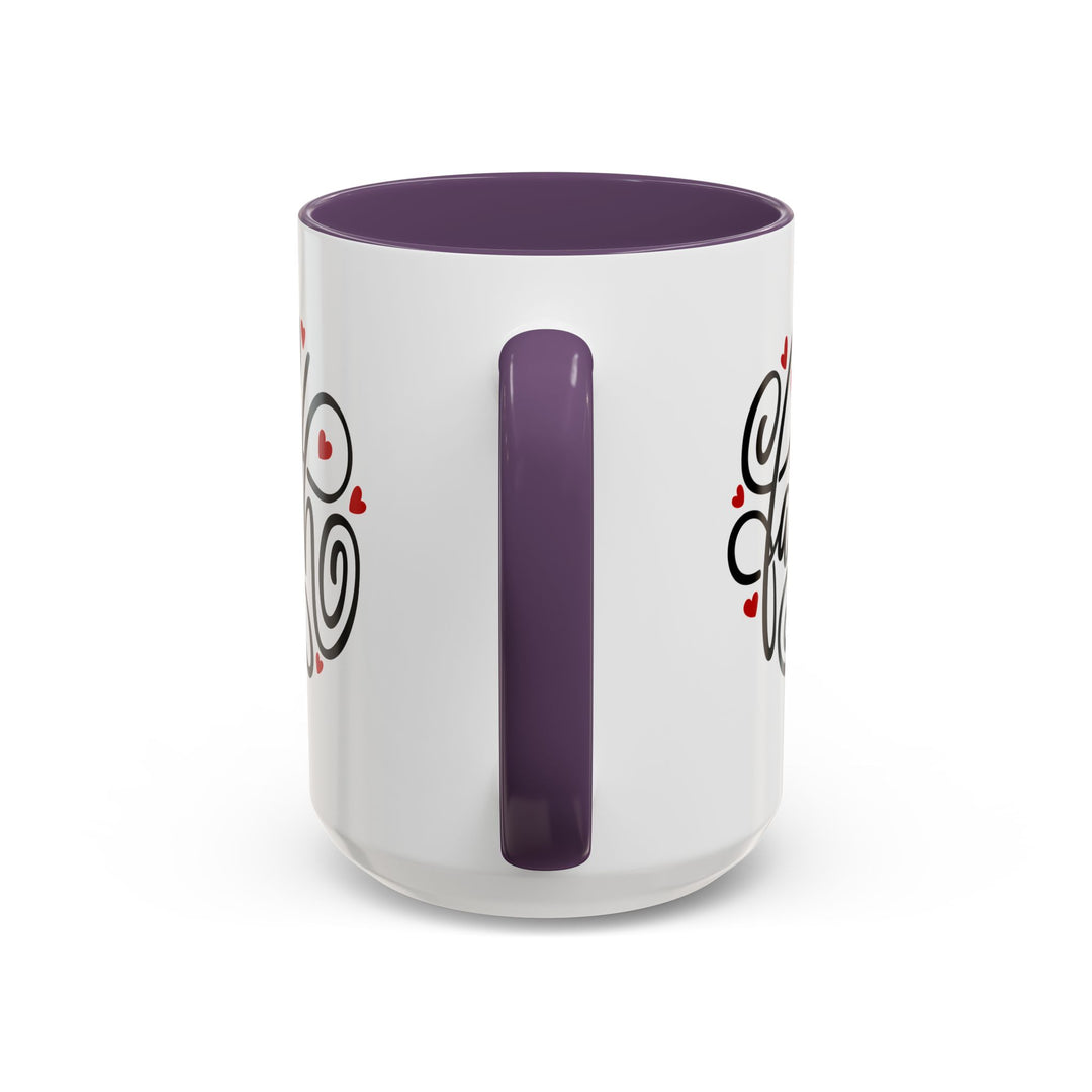 Faith Hearts - Accent Coffee Mug (11, 15oz)