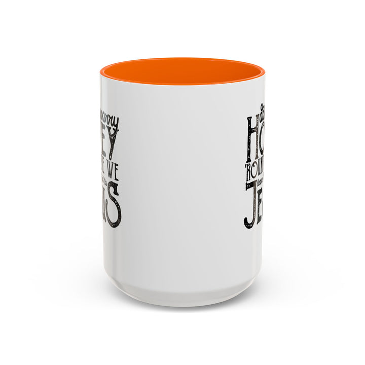 Judgin To Jesus - Accent Coffee Mug (11, 15oz)