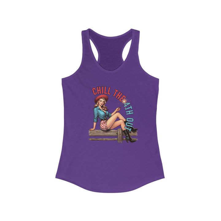 Chill The 4th Out - Women's Ideal Racerback Tank