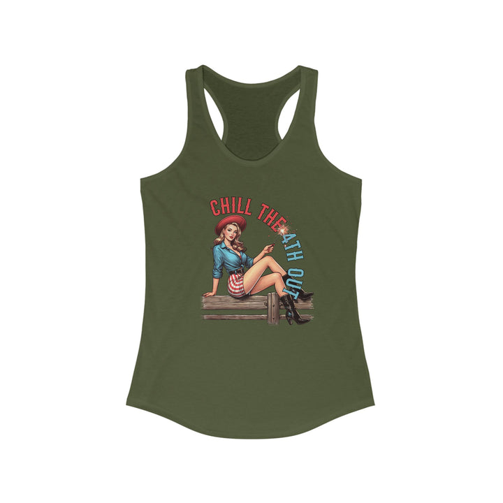 Chill The 4th Out - Women's Ideal Racerback Tank