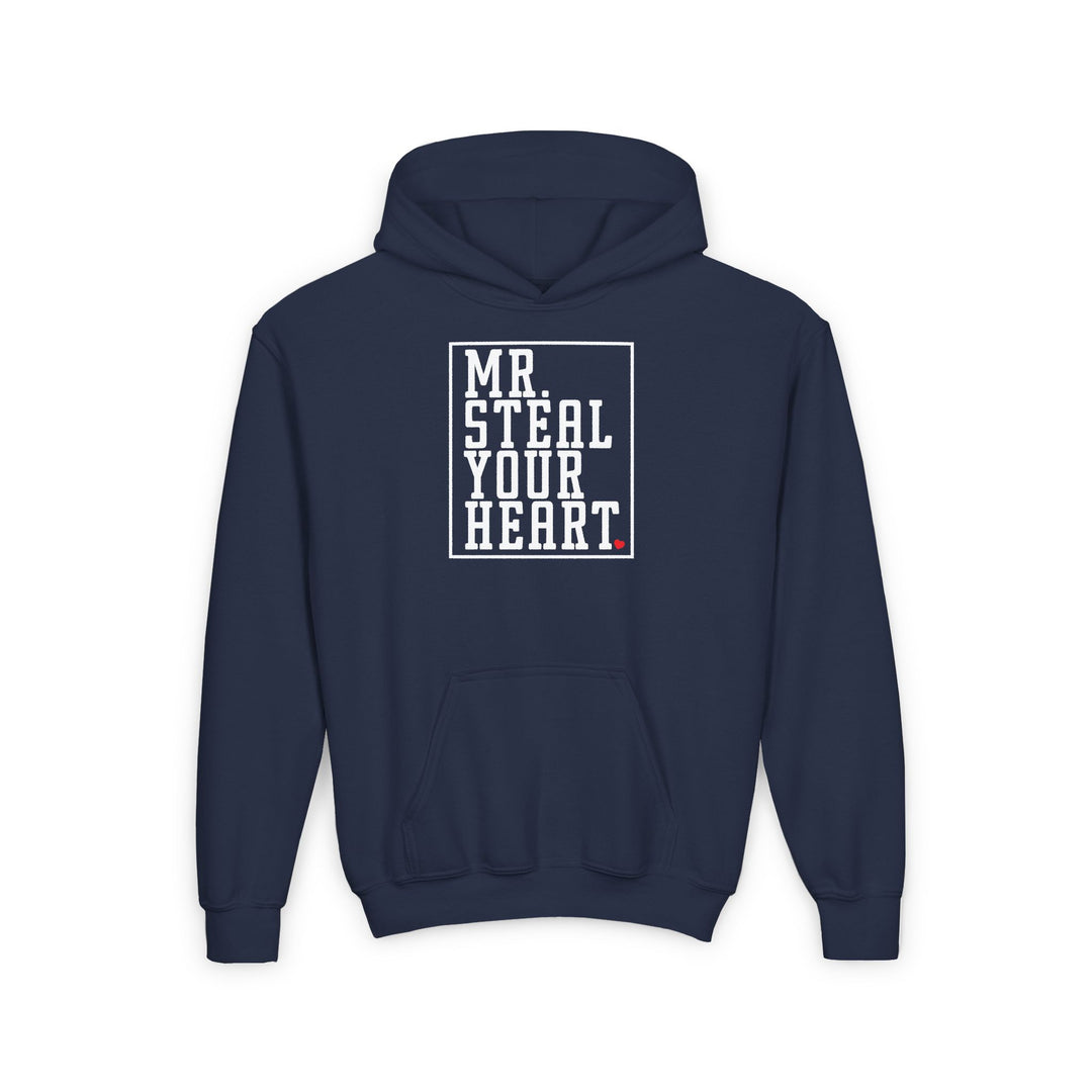 Mr. Steal Your Heart - Youth Heavy Blend Hooded Sweatshirt