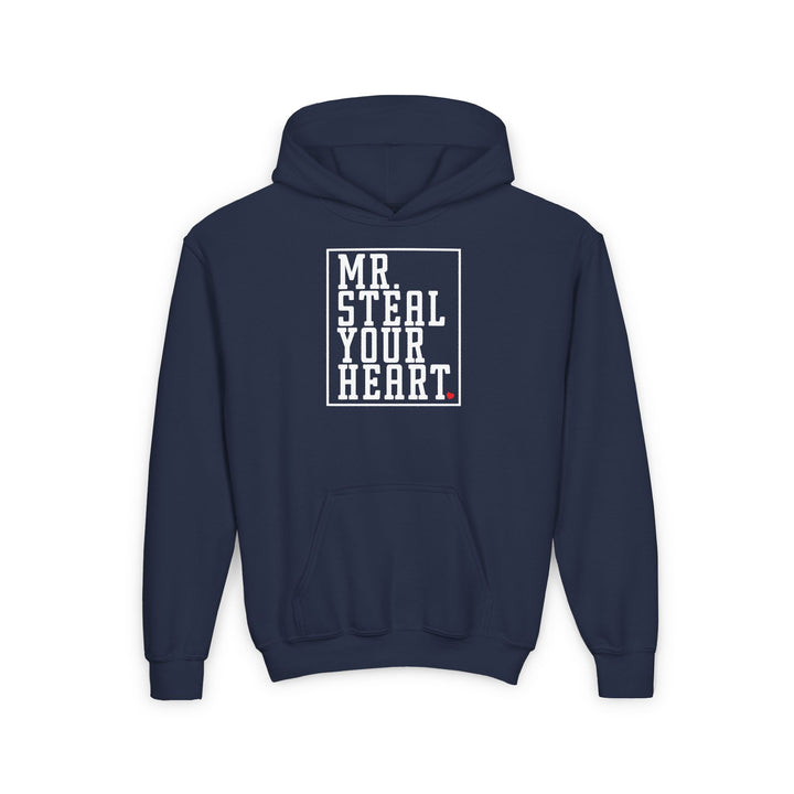 Mr. Steal Your Heart - Youth Heavy Blend Hooded Sweatshirt
