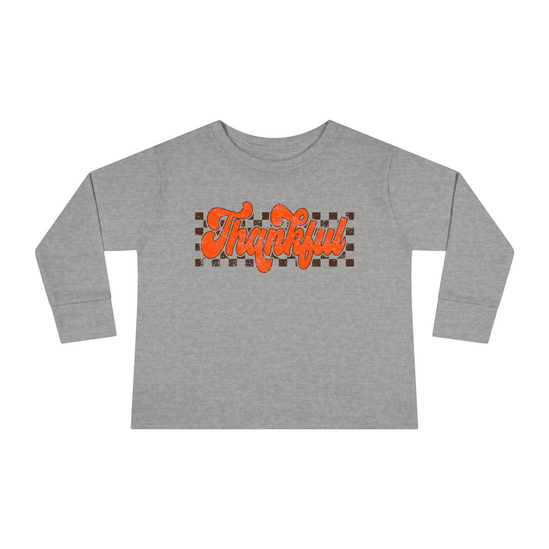 Retro Thankful - Toddler Long Sleeve Tee