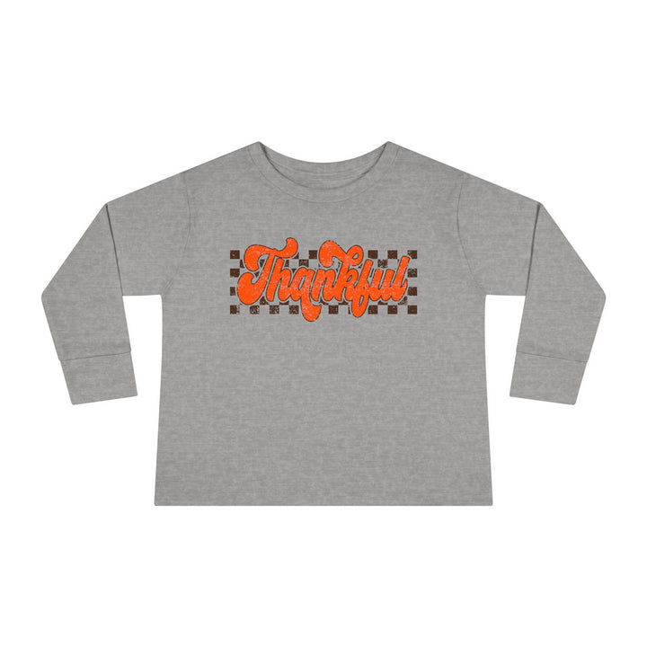 Retro Thankful - Toddler Long Sleeve Tee