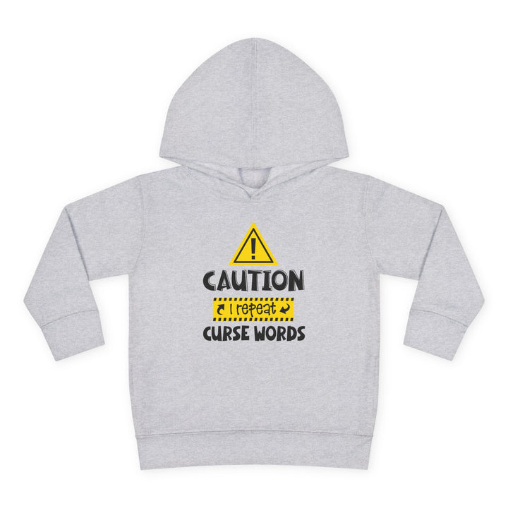 Caution - Toddler Pullover Fleece Hoodie