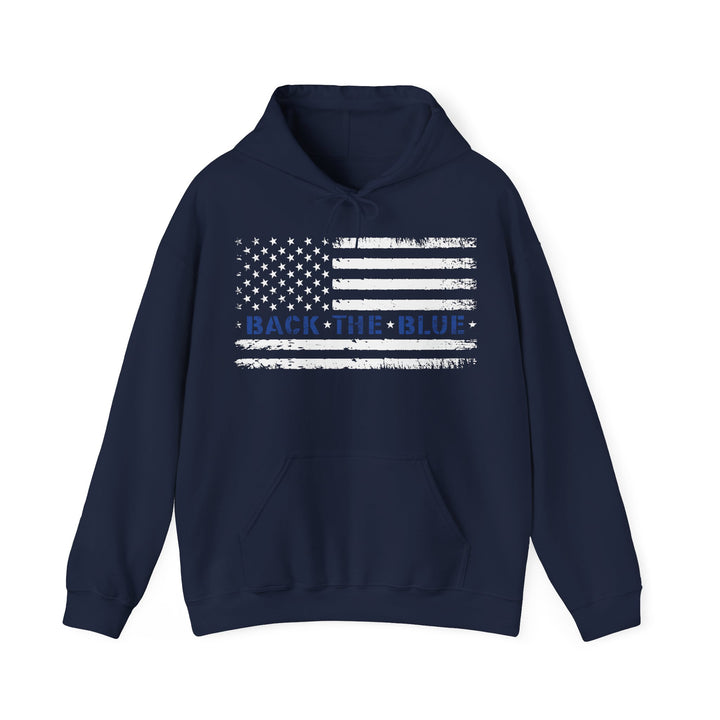 Back The Blue - Unisex Heavy Blend™ Hooded Sweatshirt