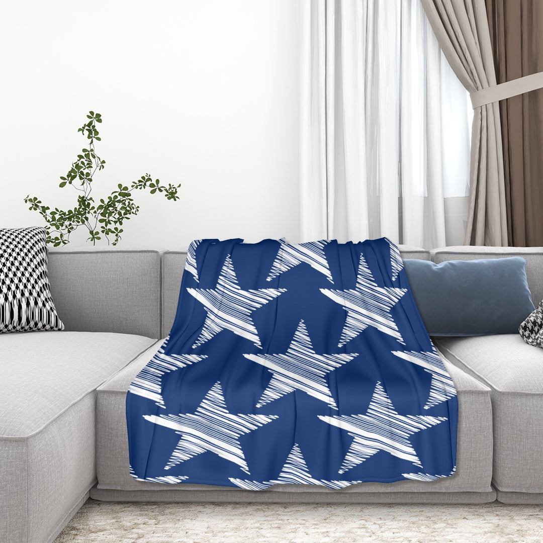 Scribble Stars - Sofa Blanket