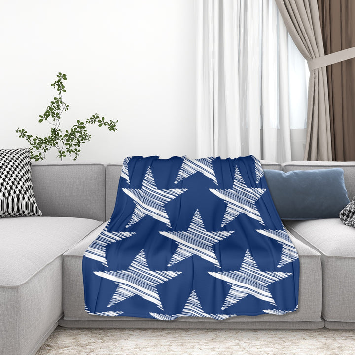 Scribble Stars - Sofa Blanket