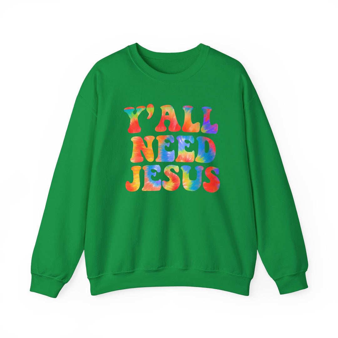Y'All Need Jesus - Unisex Heavy Blend™ Crewneck Sweatshirt