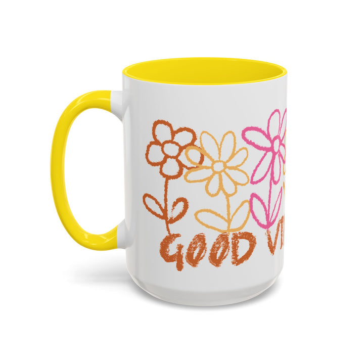 Good Vibes Only - Accent Coffee Mug (11, 15oz)