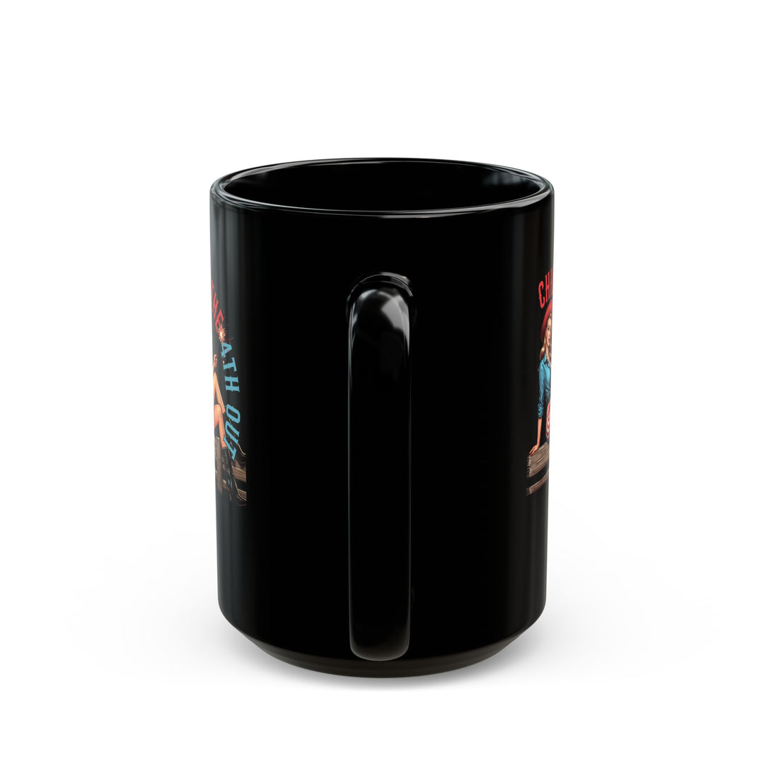 Chill The 4th Out - Black Mug (11oz, 15oz)