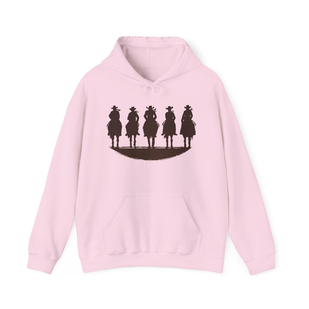 Cowboy Silhouette - Unisex Heavy Blend™ Hooded Sweatshirt